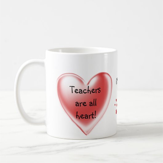 Tasse für Lehrergeschenke (Links)