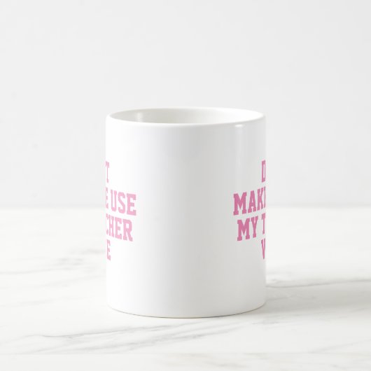 Tasse für Lehrergeschenke | Funny Quote Slogan Tas (Mittel)