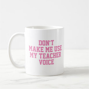 Tasse für Lehrergeschenke   Funny Quote Slogan Tas