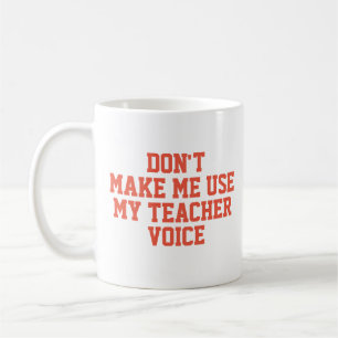 Tasse für Lehrergeschenke Funny Quote Slogan Tas