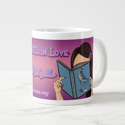 Tasse für Lesermädchen (Vorderseite Rechts)