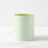 Tasse für Limone und grüne Zickzack Muster (Zentrum)