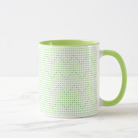 Tasse für Limone und grüne Zickzack Muster (Rechts)