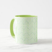 Tasse für Limone und grüne Zickzack Muster (Vorderseite Links)