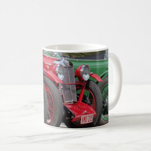 Tasse für Linkshänder - Britische Oldtimer (VorderseiteRechts)