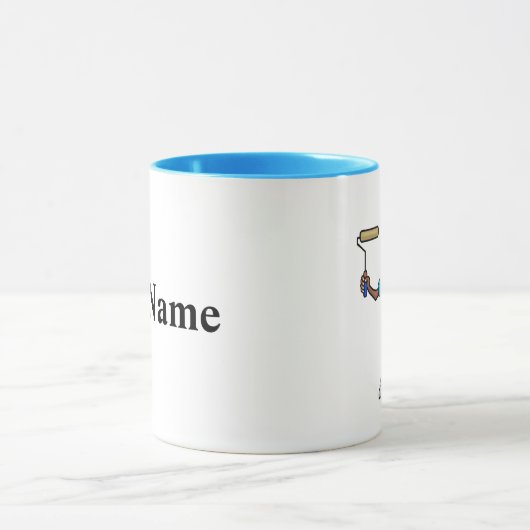 Tasse für Maler des Schwarzen oder Afrikanischen H (Zentrum)