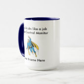 Tasse für männliche Superhelden (Vorderseite Links)