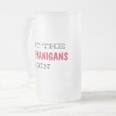 Tasse für Mattiertes Glasgebläse in börsennotierte (Vorderseite Links)