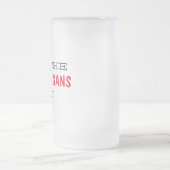 Tasse für Mattiertes Glasgebläse in börsennotierte (Mittel)