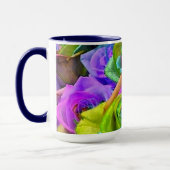 Tasse für mehrfarbige Rose (Links)