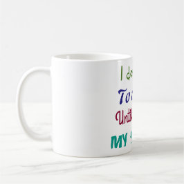 Tasse für Menschen, die mit sich selbst sprechen