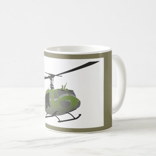 Tasse für Militärhubschrauber UH-1 Huey (VorderseiteRechts)