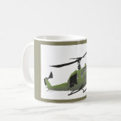 Tasse für Militärhubschrauber UH-1 Huey (Vorderseite Links)