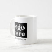 Tasse für Minimalistische Werbung für Logo (Vorderseite Links)