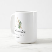 Tasse für mit Monogramm Namen (Vorderseite Links)