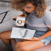 Tasse für Monogramm-Blumenmuster - Eleganter Buchs