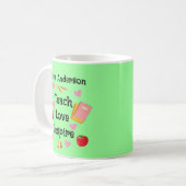 Tasse für motivierend Lehrkräfte (Vorderseite Links)