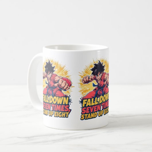 Tasse für motivierend Zeitangabe (Vorderseite Links)