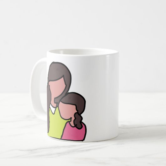 Tasse für Mütter (Vorderseite Links)