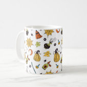 Tasse für niedlich-Gelb- und GrünbooHalloween-Must (Vorderseite Links)
