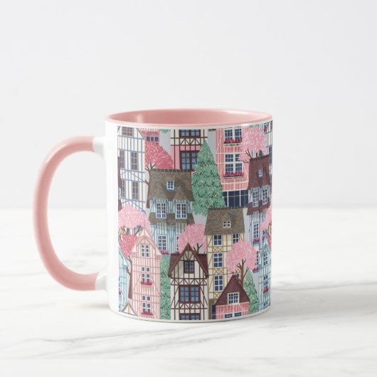 Tasse für niedliche Häuser (Links)