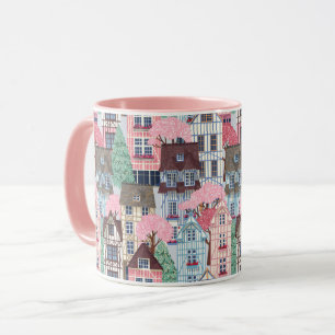 Tasse für niedliche Häuser