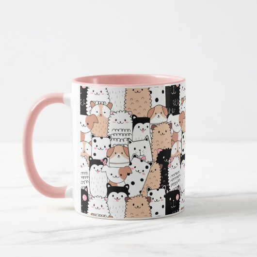 Tasse für niedliche Jungtiere (Links)