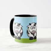 Tasse für niedliche Kühe (Vorderseite Links)