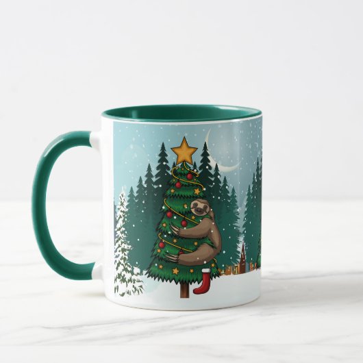 Tasse für niedliche Weihnachtsfeiertage (Links)