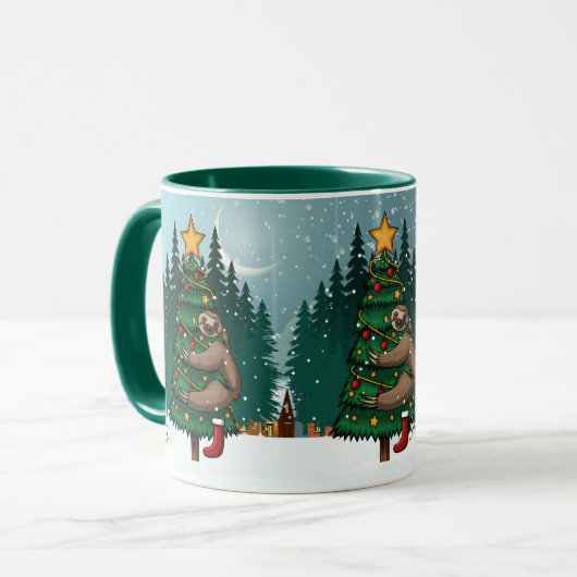 Tasse für niedliche Weihnachtsfeiertage (Vorderseite Links)