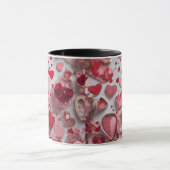 Tasse für niedlichen Valentinstag (Zentrum)