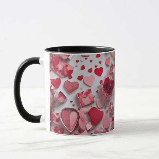Tasse für niedlichen Valentinstag (Links)
