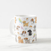 Tasse für niedliches Heimtiermuster (Vorderseite Links)