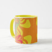 Tasse für Orangengelb-Cross-Kaffee (Vorderseite Links)