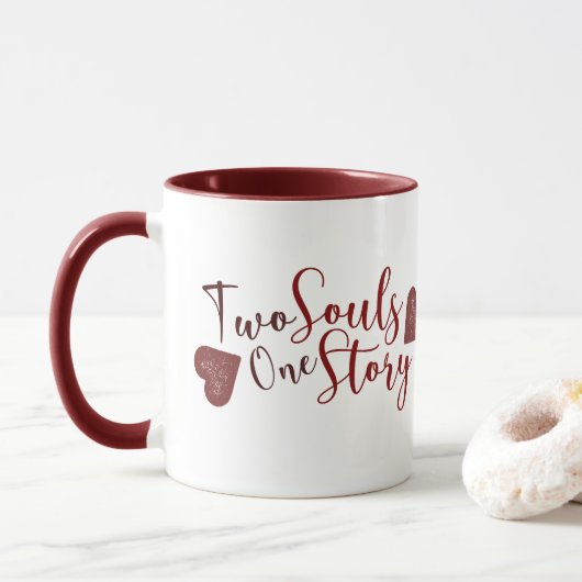 Tasse für Paare | Valentinsgeschenk Idee (Mit Donut)