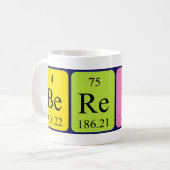 Tasse für periodische Tabellen (Vorderseite Links)