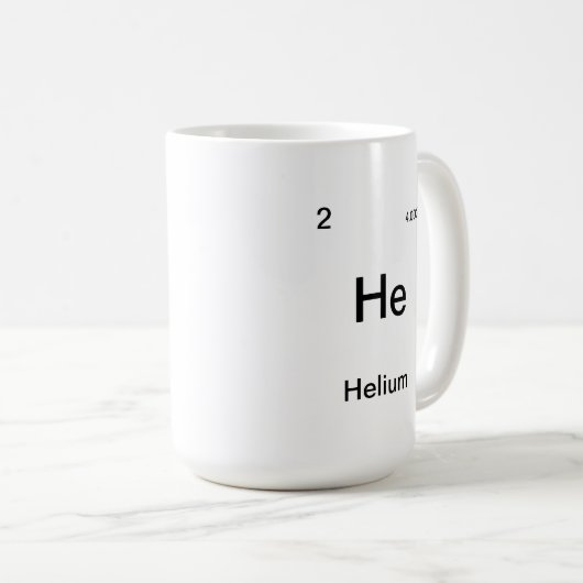 Tasse für Periodische Tabellenelemente (VorderseiteRechts)