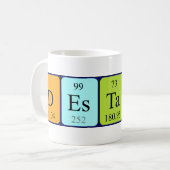 Tasse für periodische Tabellennamen (Vorderseite Links)