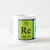 Tasse für periodische Tabellennamen (Vorderseite Links)