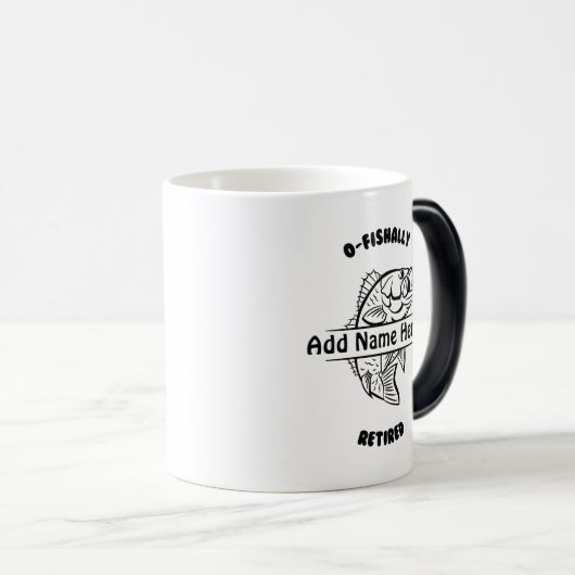 Tasse für personalisierte Altersversorgung, O-Fish (VorderseiteRechts)