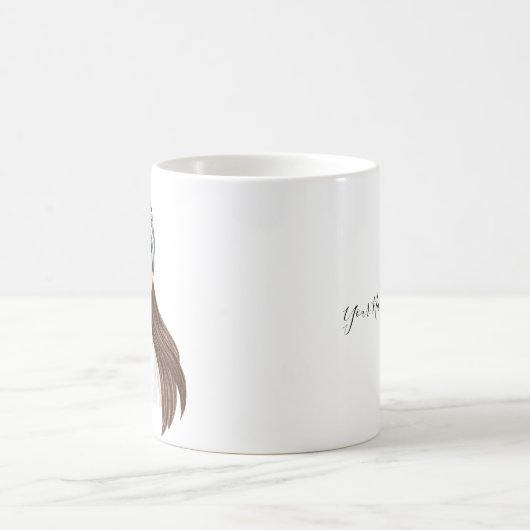 Tasse für personalisierte Aquarellbilder (Mittel)