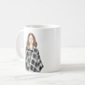 Tasse für personalisierte Aquarellbilder (Vorderseite Links)