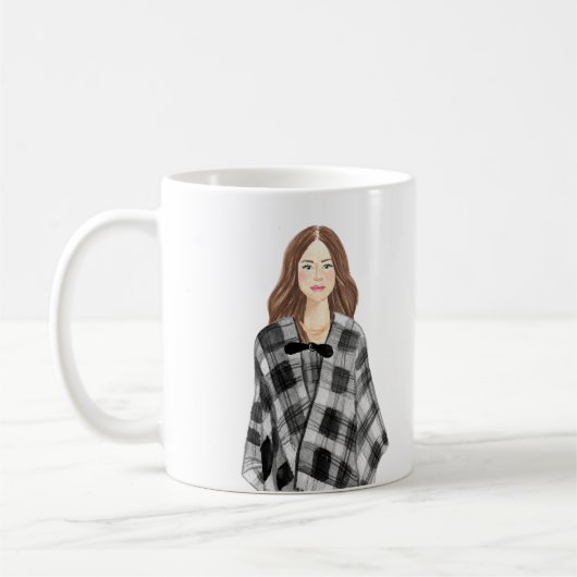 Tasse für personalisierte Aquarellbilder (Links)