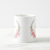Tasse für Personalisierte Blumen (Mittel)