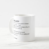 Tasse für personalisierte Chefin - Geschenke für C (Vorderseite Links)