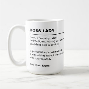 Tasse für personalisierte Chefin - Geschenke für C