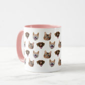 Tasse für personalisierte Hunde, Mama für Hunde (Vorderseite Links)