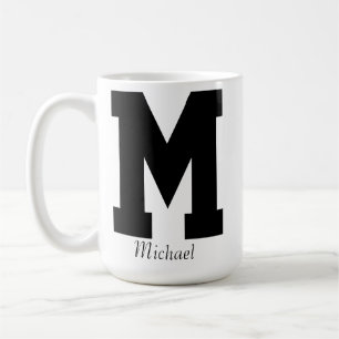 Tasse für personalisierte Initial- und Name