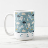 Tasse für personalisierte Katzen | Niedlicher Indi (Links)