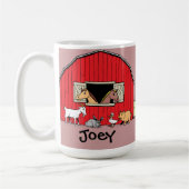 Tasse für personalisierte Kinderstämme und Tiere (Links)